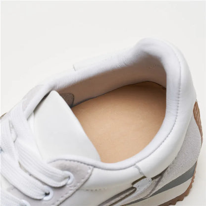 Designer High-quality Women's Leather Waffle Casual Sports German Training Forrest Gump Sneakers Ins Fashion Luxury