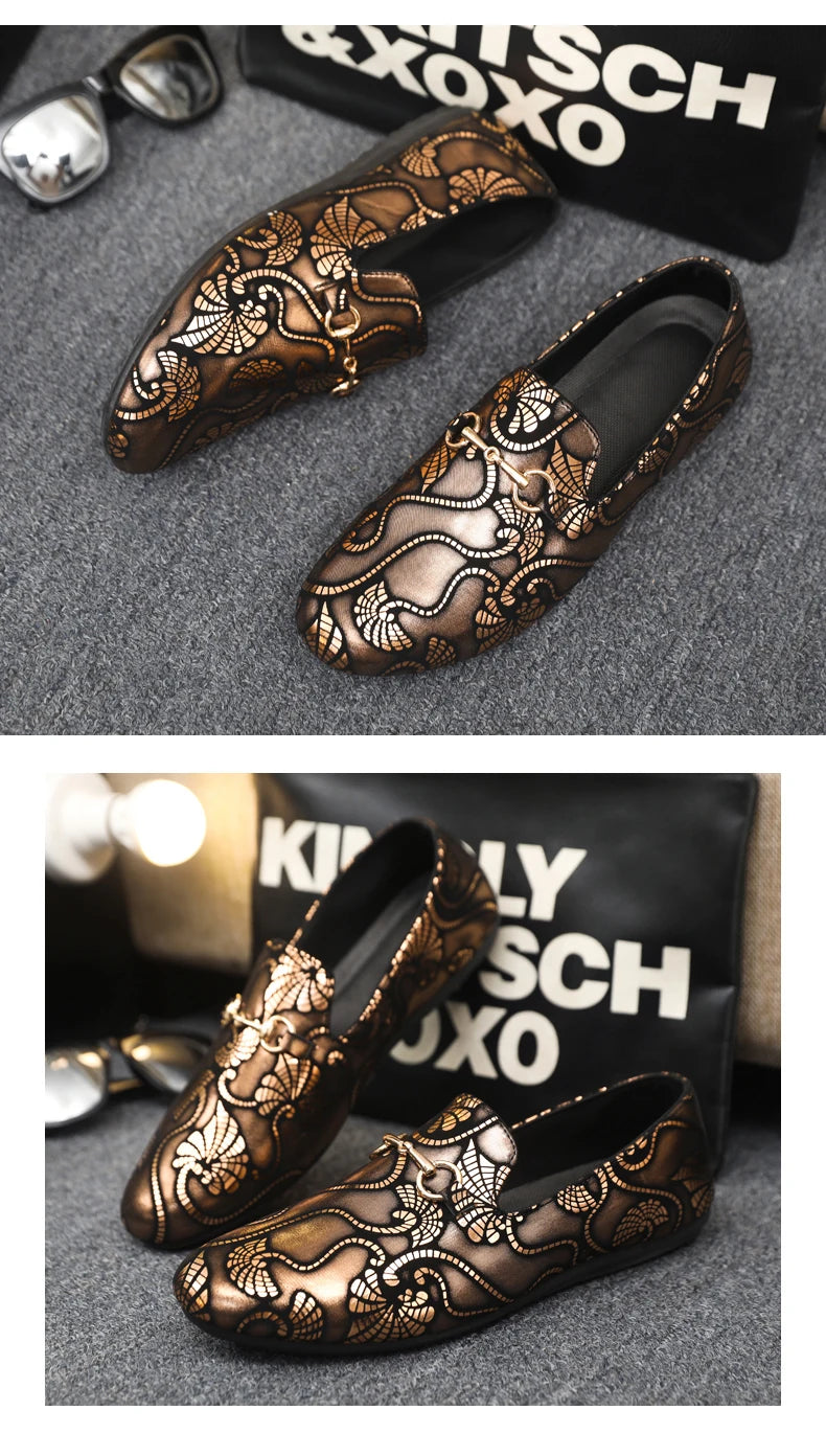 Leather Men Casual Shoes Fashion Formal Business Shoes Luxury Brand Mens Loafers Breathable Slip on Boat Driving Shoes