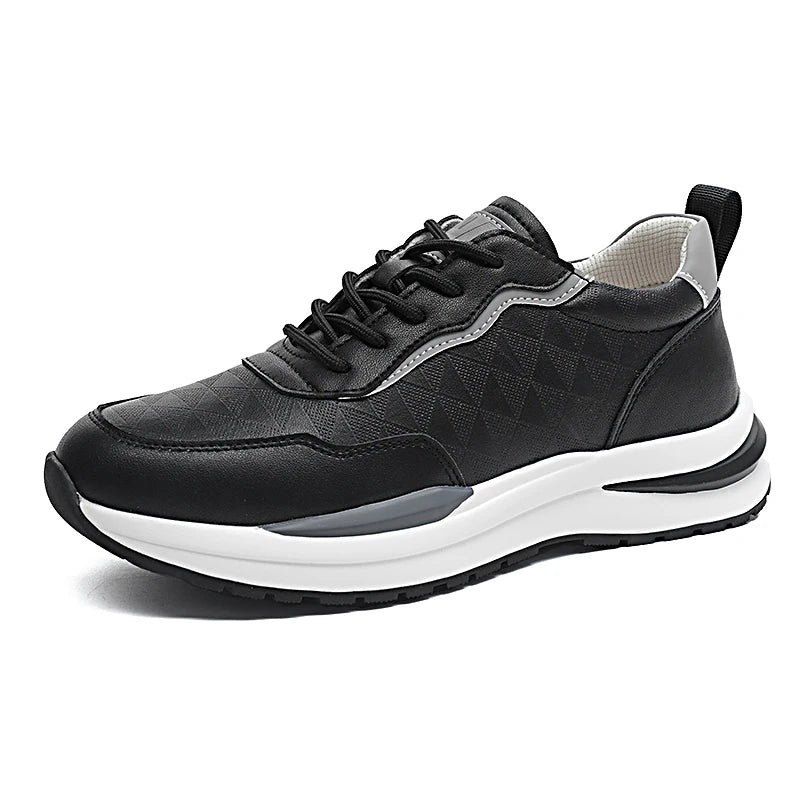 Men's leather shoes, including sports shoes, casual shoes, outdoor hiking shoes, driving shoes, and work shoes