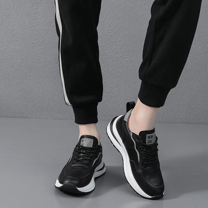 Men's leather shoes, including sports shoes, casual shoes, outdoor hiking shoes, driving shoes, and work shoes