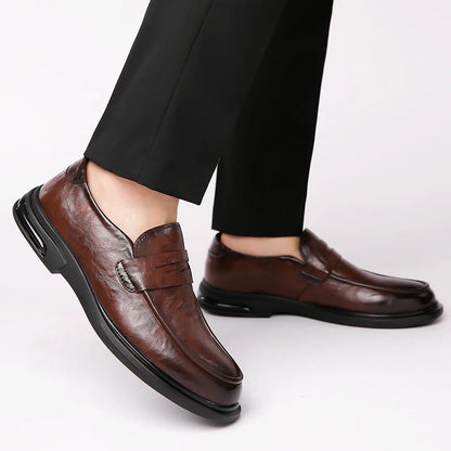 High Quality Fashionable Loafers Leather Men Business Formal Casual Leather Shoes Spring Men Soft and Comfortable Leather Shoes
