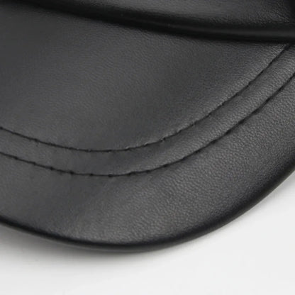 Cosplay Shikinami Asuka Rangure Cat Ear PU Leather Hat Peak EVA Baseball Cap Langley Soryu