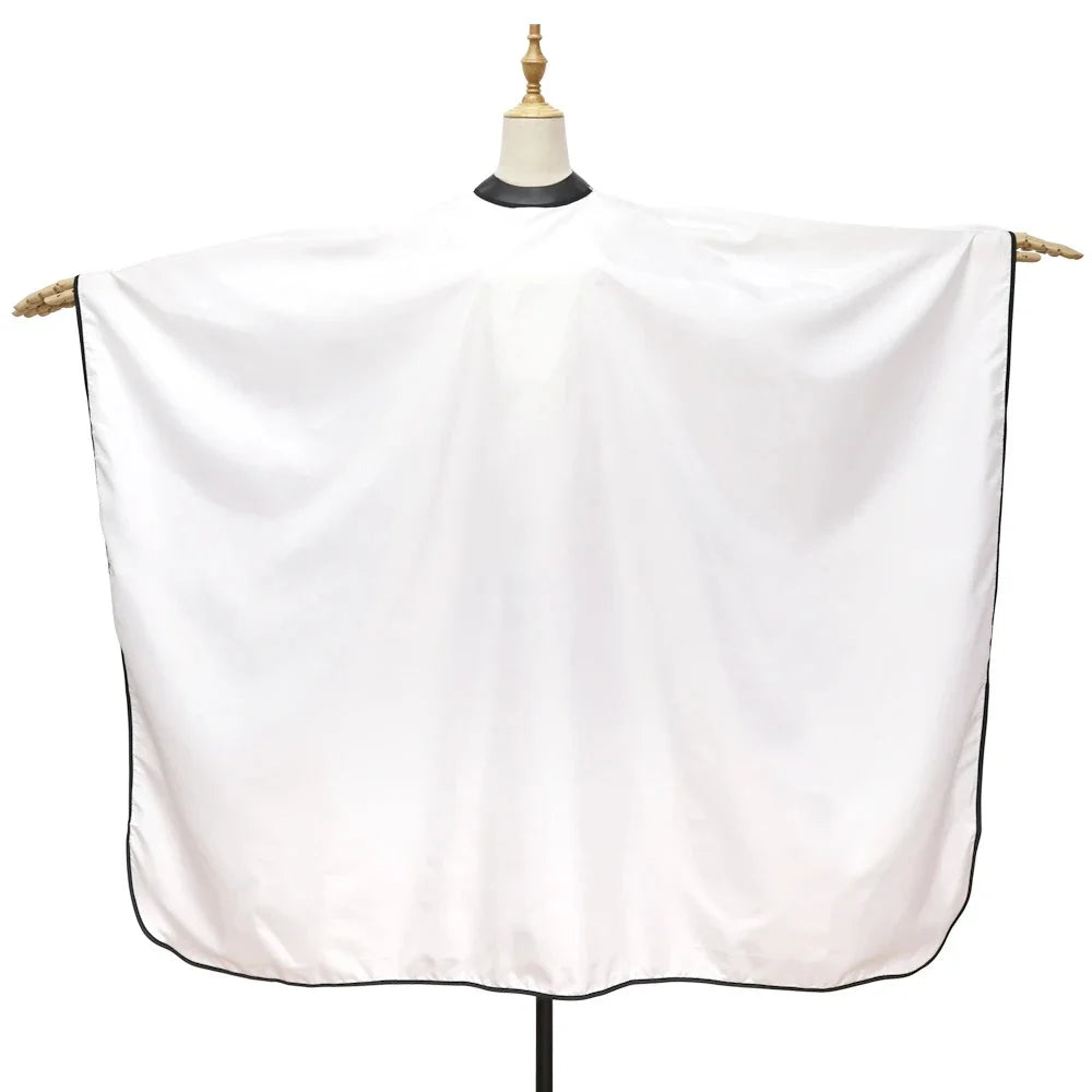 Professional Barber Cape Hair Cutting Cape Waterproof Silicone Collar Transparent Anti Static Salon Cape Eagle Shawl Style