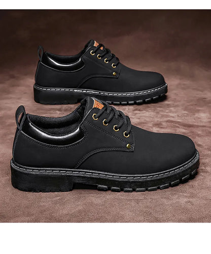 Leather Shoes for Men Luxury High Quality Brogue Shoes comfortable Soft Sole Men's Casual Shoes Lace Up Men Business Dress Shoe