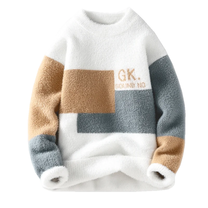 Sweaters men 2025 Winter Letter pattern thick sweater men Student youth sweaters autumn Men's wool pullovers full size S-3XL