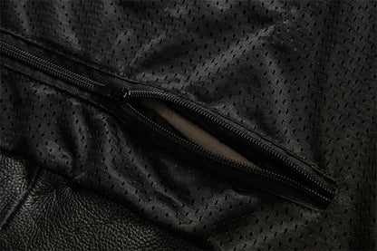 Protective Rider Clothing Natural Cow Leather Jacket Men Motor Biker Coat Mens Motorcycle Genuine Jaqueta