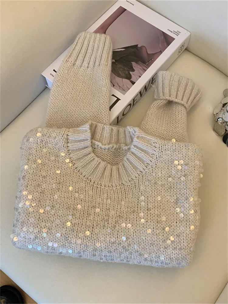 Women Sweater Womens Winter Sweaters Pullover a Female Knitting Overszie Long Sleeve Loose Knitted Outerwear Ropa De Mujer