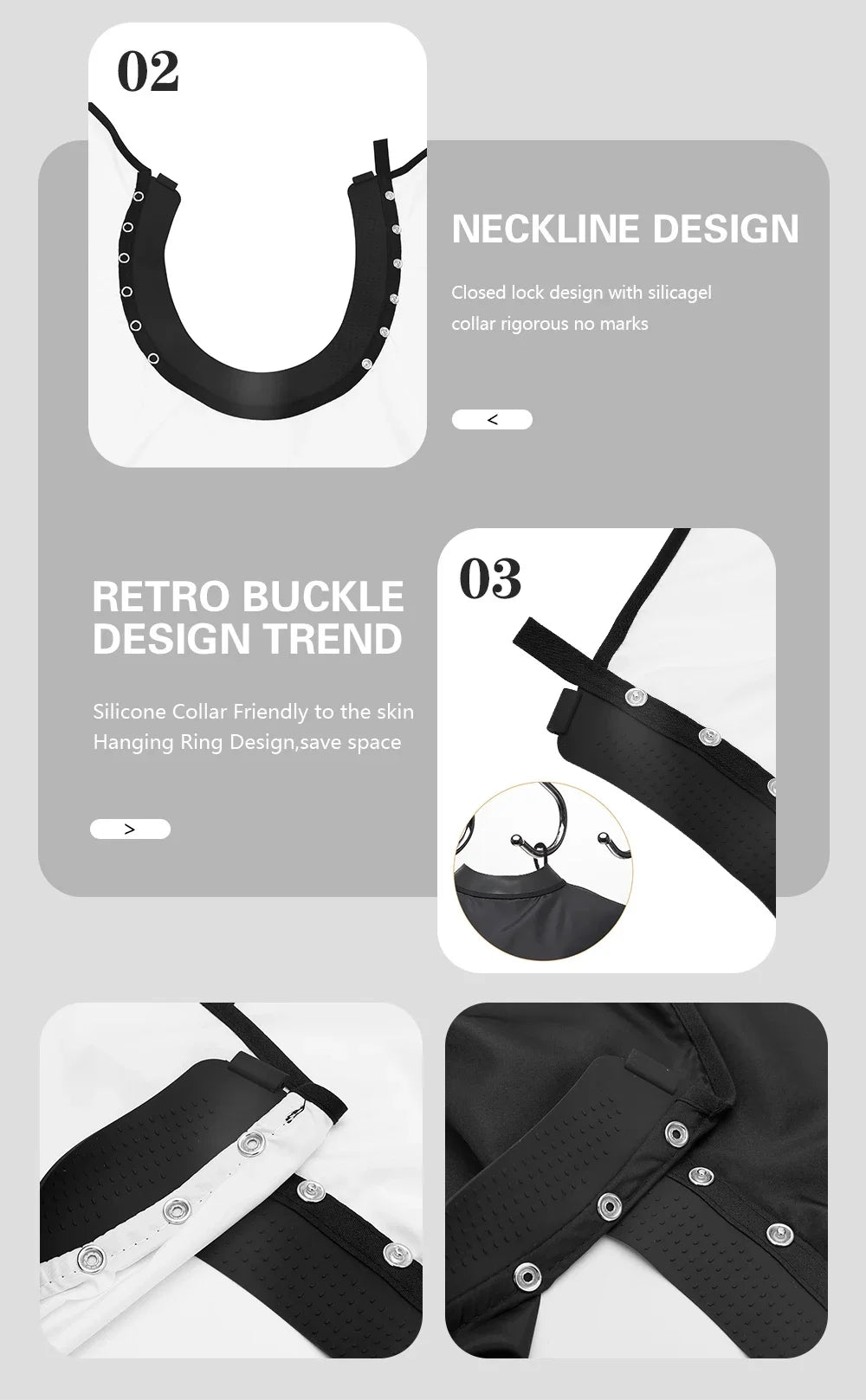 Professional Barber Cape Hair Cutting Cape Waterproof Silicone Collar Transparent Anti Static Salon Cape Eagle Shawl Style