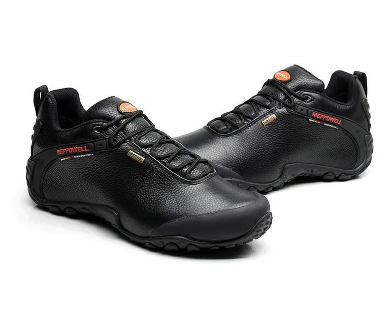 Genuine Leather Autumn Winter Men Outdoor Sneakers Casual Shoes Men's Walking Boots Climbing Shoes Flats Safety Work Shoes