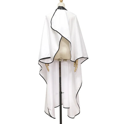 Professional Barber Cape Hair Cutting Cape Waterproof Silicone Collar Transparent Anti Static Salon Cape Eagle Shawl Style