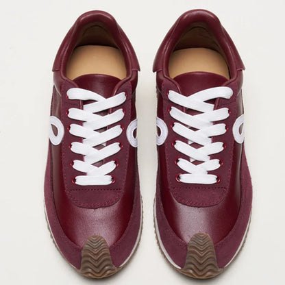 Designer High-quality Women's Leather Waffle Casual Sports German Training Forrest Gump Sneakers Ins Fashion Luxury