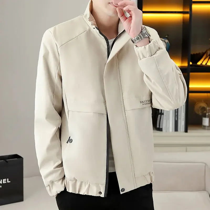 Winter Coat for Men Warm Thick Fleeced Casual Fast Delvery Vintage Quilted Padded Jacket Man High Quality New In Joker Work Cold