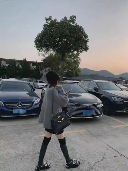 Ladies Sweaters Winter Button Knitted Top for Women White Cardigan 2025 New Collection Jumper Long Sleeve Knitwear Korean Luxury