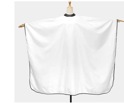 Professional Barber Cape Hair Cutting Cape Waterproof Silicone Collar Transparent Anti Static Salon Cape Eagle Shawl Style