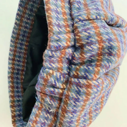 Kids Boys Girls PU Leather Hat 2024 New Arrival Children Princess Retro Beret Cap British Style Plaid Striped Cap Steetwear Hat