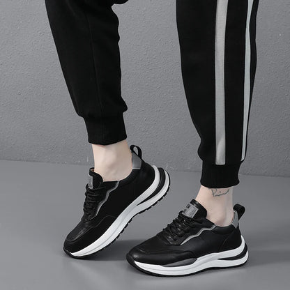 Men's leather shoes, including sports shoes, casual shoes, outdoor hiking shoes, driving shoes, and work shoes