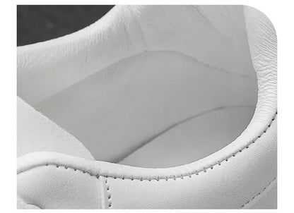 White Leather Men Casual Shoes Platform Outdoor Mens Walking Running Sneakers Breathable Board Shoes Women Tennis Sport Shoes