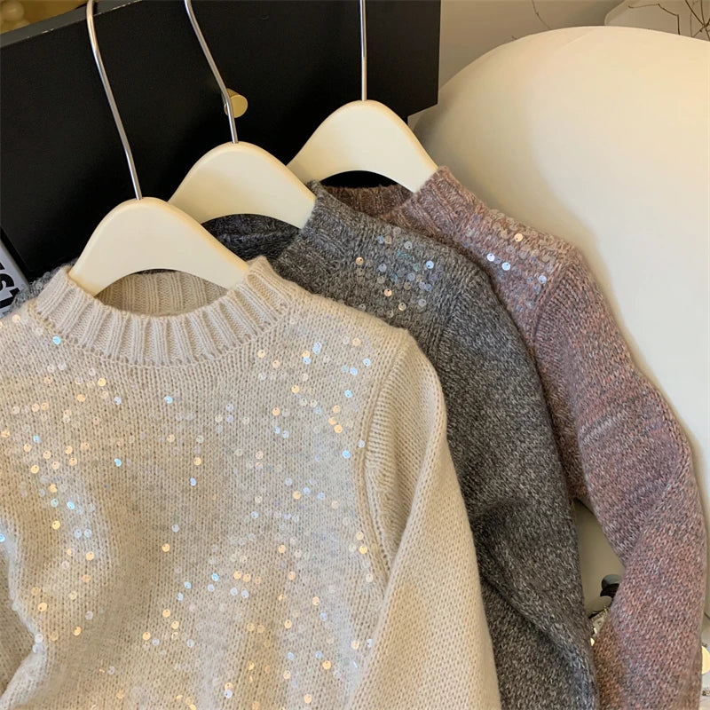 Women Sweater Womens Winter Sweaters Pullover a Female Knitting Overszie Long Sleeve Loose Knitted Outerwear Ropa De Mujer
