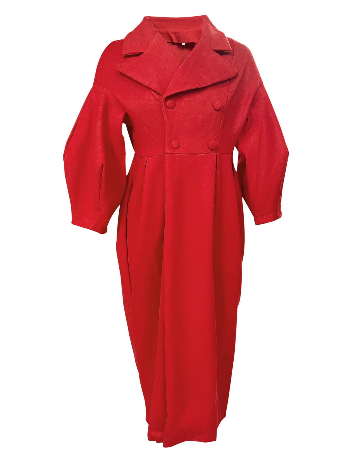 Winter Coat For Women Fashion Solid Loose Lapel Double Breasted Trench Vintage Long Sleeve Jackets Warm Thick Woman New In Coats