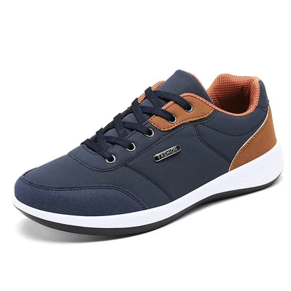 Leather Men Shoes Sneakers Trend Casual Shoe Comfortable Breathable Leisure Male Sneakers Non-slip Footwear Men Sports Shoes