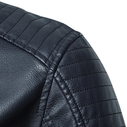 2023 New American Leather Coat Men's, Leather Jacket Men's Motorcycle Retro Tactical Top, Waterproof Coat