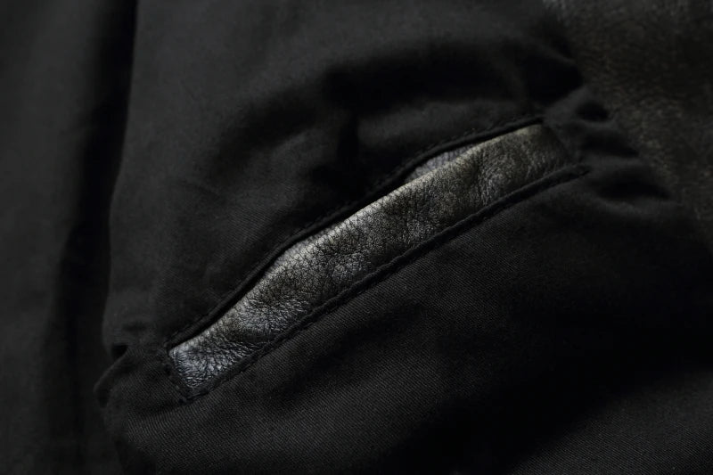 Genuine Leather Coats Autumn Mens Cloting Short Motorcycle Jackets Slim Fit Style Size S-7XL Chaquetas Para Hombre