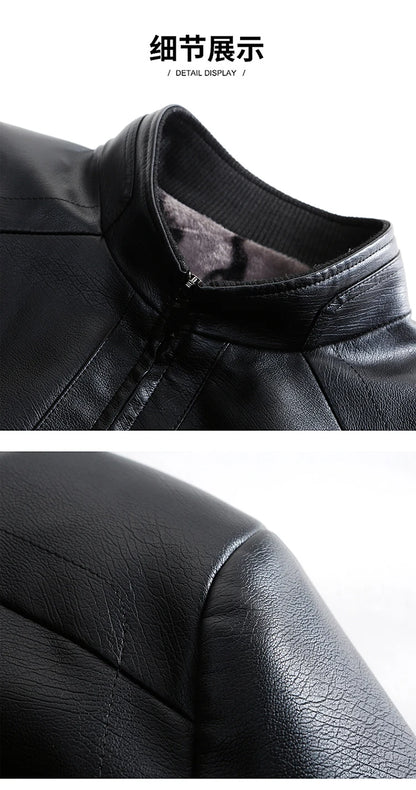 Genuine Leather Jacket Men Clothing Spring Goatskin Jackets for Man Business Casual Thin Coats Jaqueta Masculina Couro Legitimo