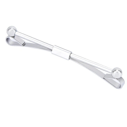 Tie Clip Fashion Style Ties for Men Metal Tone Simple Bar Clasp Practical Clasp Tie Pin for Mens Collar Clip Necktie Accessories