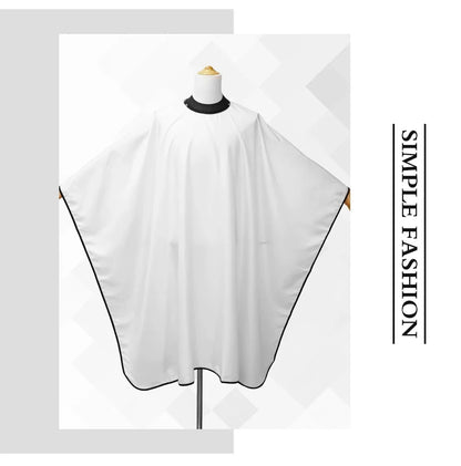 Professional Barber Cape Hair Cutting Cape Waterproof Silicone Collar Transparent Anti Static Salon Cape Eagle Shawl Style
