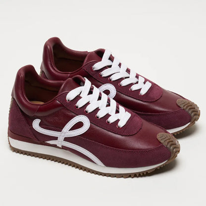 Designer High-quality Women's Leather Waffle Casual Sports German Training Forrest Gump Sneakers Ins Fashion Luxury