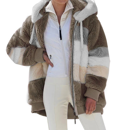 Winter Coat for Women Oversize 2025 Female Teddy Bear Coat Warm Thickening Fleece Faux Fur Coats Winter Jacket Women Plush Top