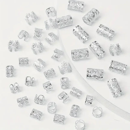 40 pieces of hair accessories, braid decorative hair accessories, hair accessory suitable for women's daily life