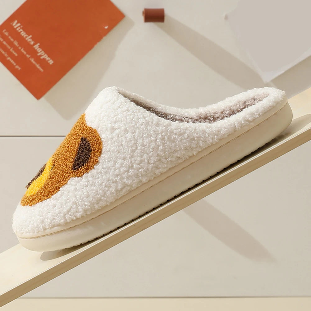 Cute Bear Slippers Fluffy Winter House Shoes Lightweight Women Winter Slippers Bedroom Slippers Cozy Soft Plush Home Slippers