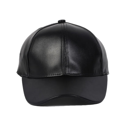 FS Luxury Brand Baseball Caps For Men Winter Women PU Leather Hat Black Trucker Hats Streetwear Hip Hop Cap Casquette Homme 2025