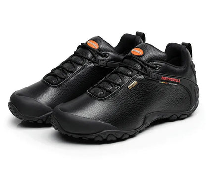 Genuine Leather Autumn Winter Men Outdoor Sneakers Casual Shoes Men's Walking Boots Climbing Shoes Flats Safety Work Shoes