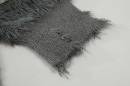 American sweet and cool bow sweater women's autumn and winter new loose soft waxy retro loose sweater outside the coat.