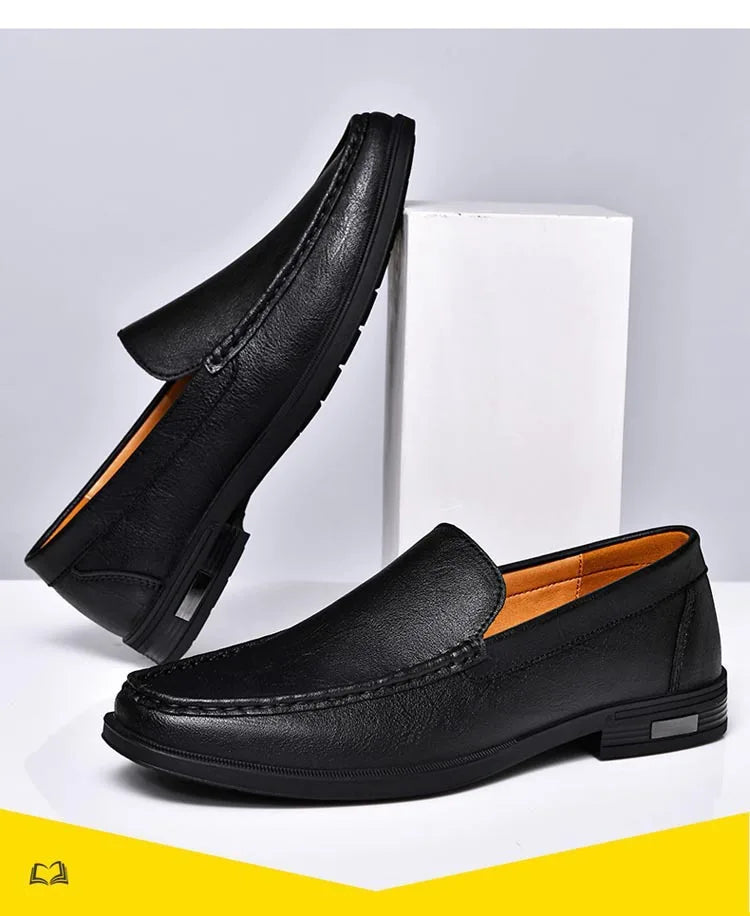 Genuine Leather Men's Shoes Classics Business Dress Shoes Moccasins Slip on Loafers Driving Shoes for Men Casual Shoe 2026 New
