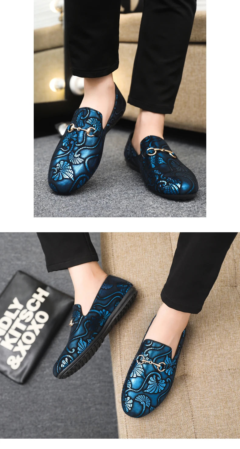 Leather Men Casual Shoes Fashion Formal Business Shoes Luxury Brand Mens Loafers Breathable Slip on Boat Driving Shoes