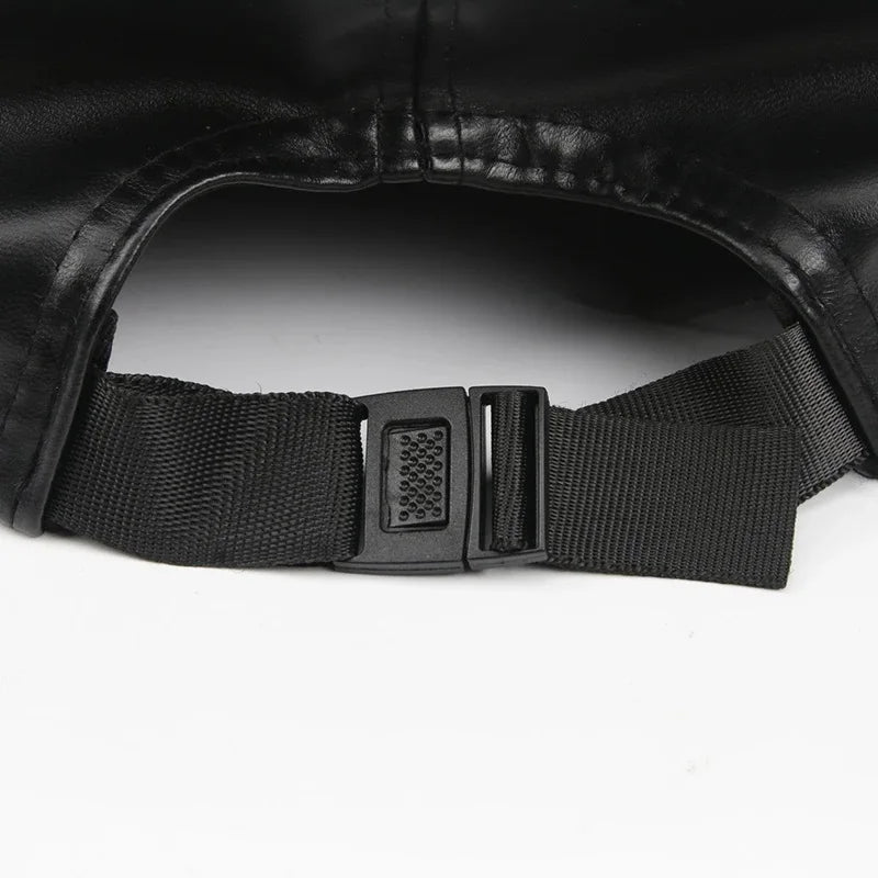 Cosplay Shikinami Asuka Rangure Cat Ear PU Leather Hat Peak EVA Baseball Cap Langley Soryu