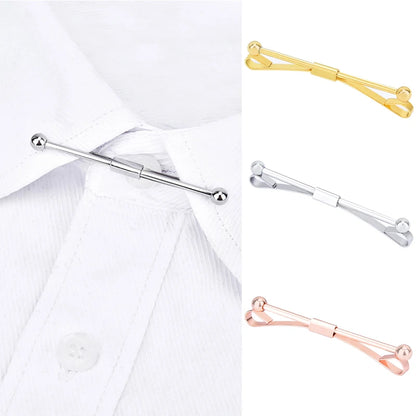 Tie Clip Fashion Style Ties for Men Metal Tone Simple Bar Clasp Practical Clasp Tie Pin for Mens Collar Clip Necktie Accessories