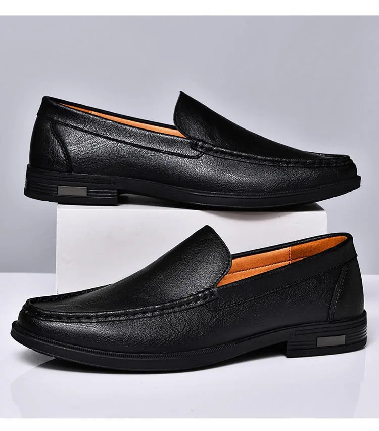 Genuine Leather Men's Shoes Classics Business Dress Shoes Moccasins Slip on Loafers Driving Shoes for Men Casual Shoe 2026 New