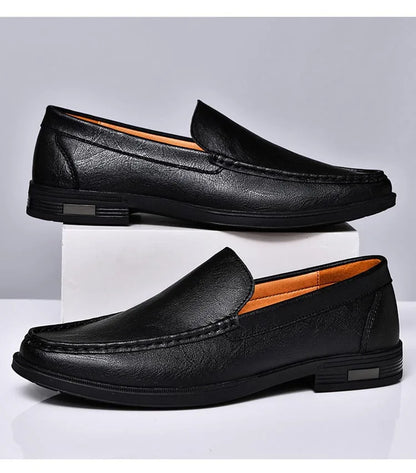 Genuine Leather Men's Shoes Classics Business Dress Shoes Moccasins Slip on Loafers Driving Shoes for Men Casual Shoe 2026 New