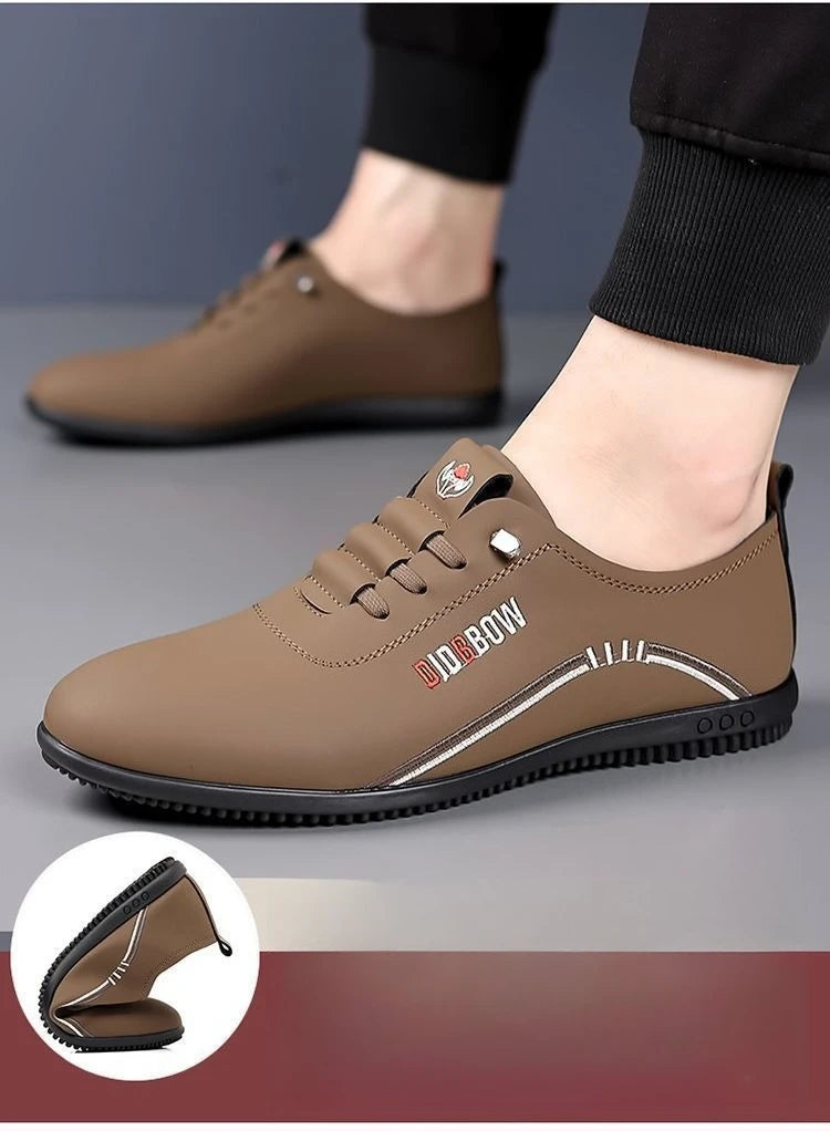 Leather Shoes for Men Fashion Soft Sole Men Loafers Comfortable Lightweight Walking Shoes Men Flats Moccasins Zapatillas Hombre