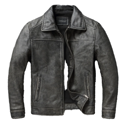Genuine Leather Coats Autumn Mens Cloting Short Motorcycle Jackets Slim Fit Style Size S-7XL Chaquetas Para Hombre