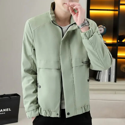 Winter Coat for Men Warm Thick Fleeced Casual Fast Delvery Vintage Quilted Padded Jacket Man High Quality New In Joker Work Cold