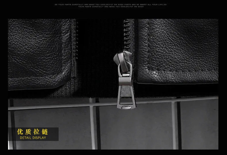 Hooded Leather Jacket Men's Jacket Winter PU Leather Coat Teenage Jackets Men's Motorcycle Leather Coat Harajuku