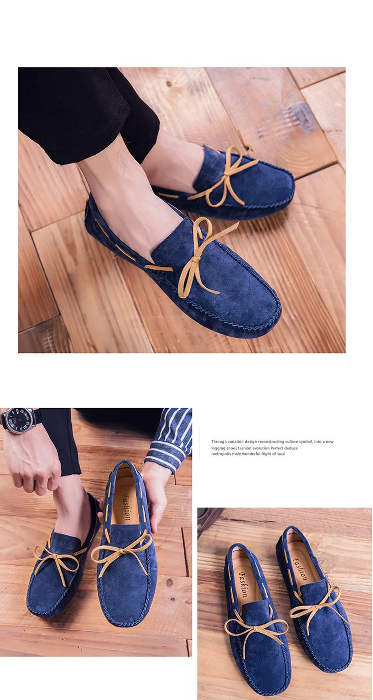 2023 Leather Men Casual Shoes Luxury Brand comfortable Slip on Formal Loafers Men Moccasins Italian Soft Male Driving Shoes