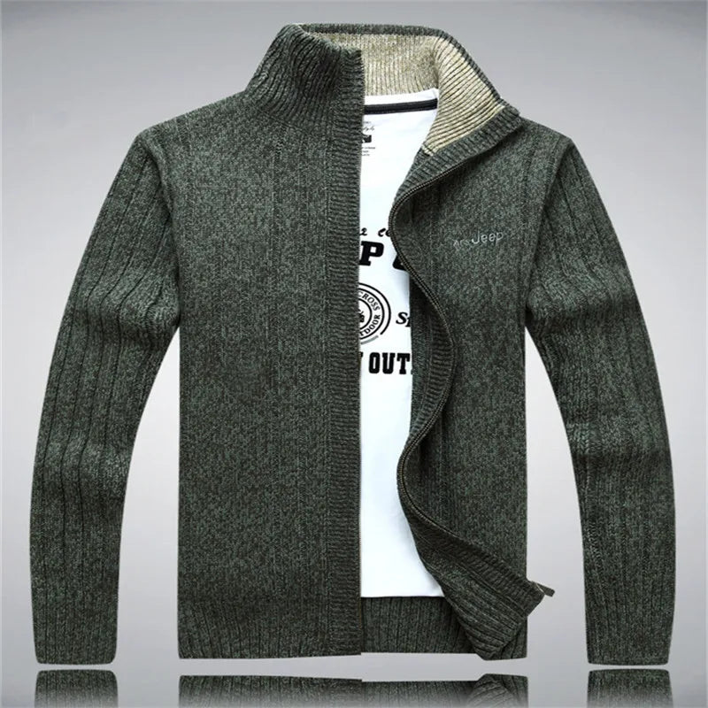 Sweater Male 2020 Wool Cotton Cardigan Autumn Men's Winter Sweater  Kint Wear Knitwear Coats Clothing