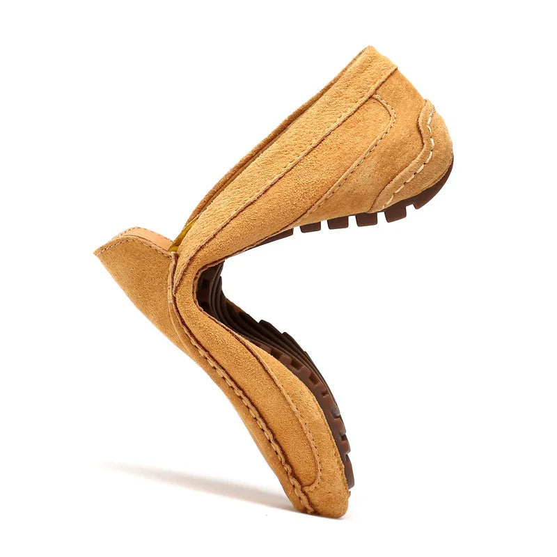 Suede Leather Man Loafers Luxury 2022 Casual Shoes For Men Boat Shoes Handmade Men Slipon Driving Shoes Male Moccasins Zapatos