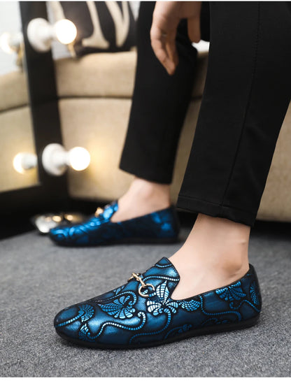 Leather Men Casual Shoes Fashion Formal Business Shoes Luxury Brand Mens Loafers Breathable Slip on Boat Driving Shoes